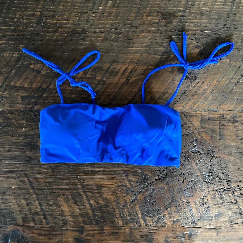 Express Tie Strap Bandeau Bikini Top